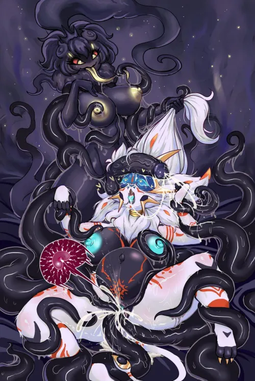 The great Solgaleo captured by a Marshadow(artist: cielobivolta) by Snoo_90710