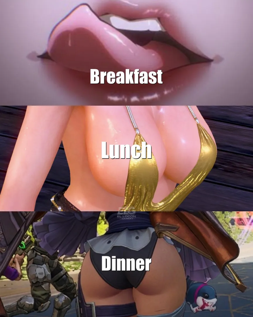 The healthy eating habit for many of us:Marvel Rivals posted by Ella_NE