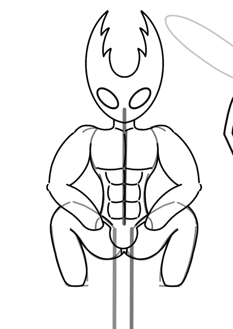 The Hollow Knight with a jockstrap posted by Ghost_090ITA