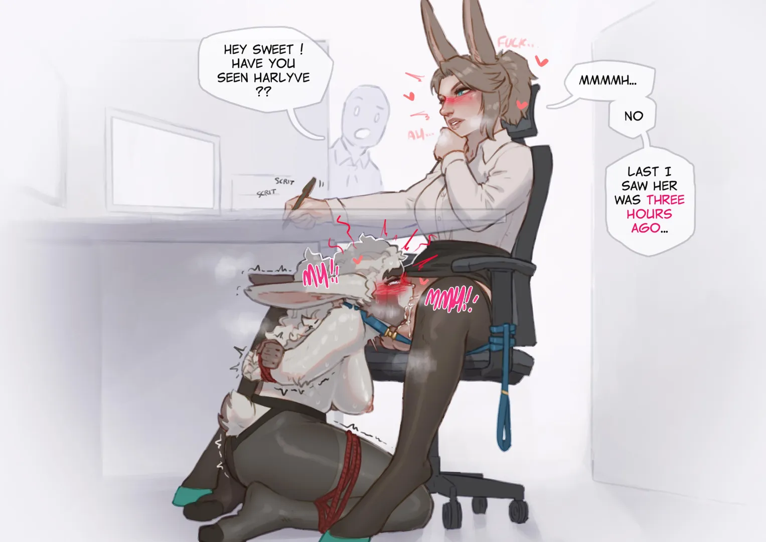 The hours are long, but the girlcockwarming position pays very well (by @Starlyve) posted by Ayanelicia