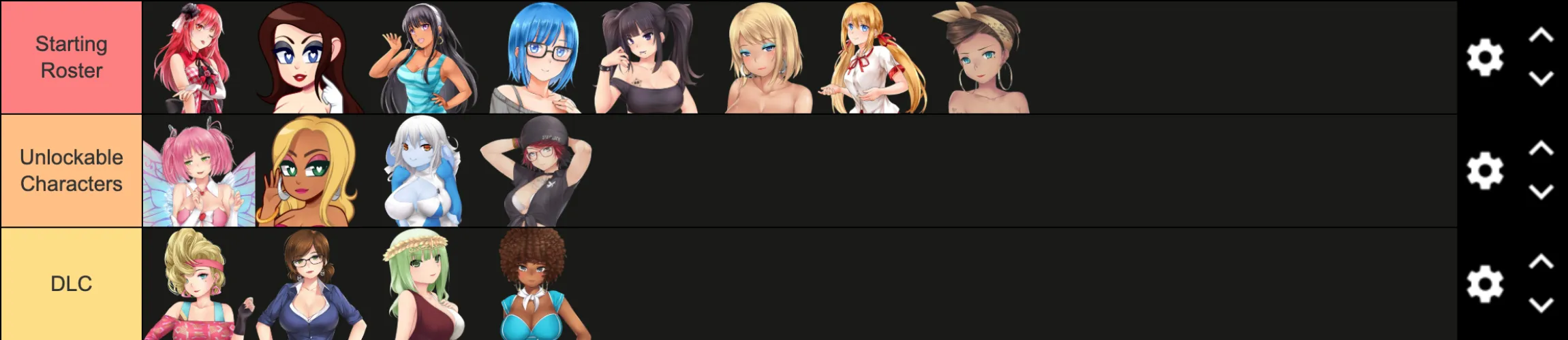 the Hunie Fighters Roster by Physical_Battle_2893