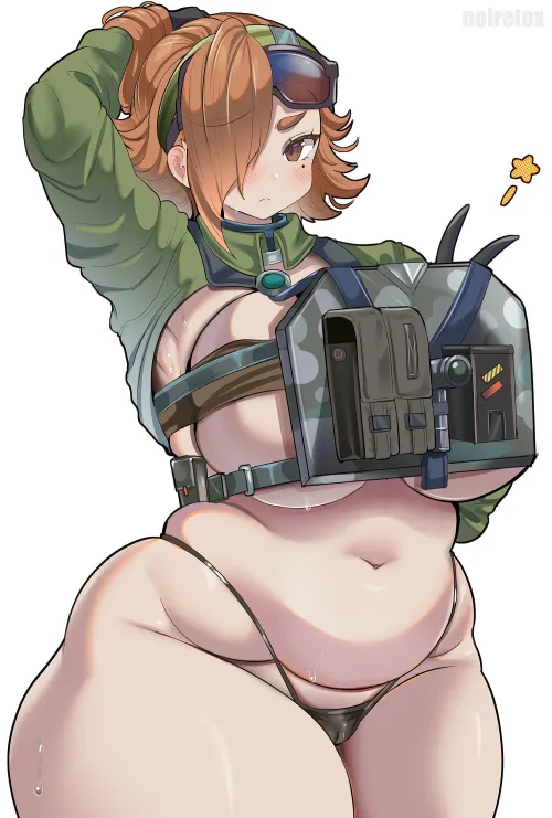 The kind of girl you go to war for, and with (Noiretox) by Cris_Cayton