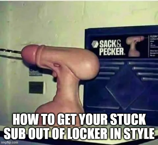 The locker had to be disassembled t get me out. posted by MaetelofLaMetal