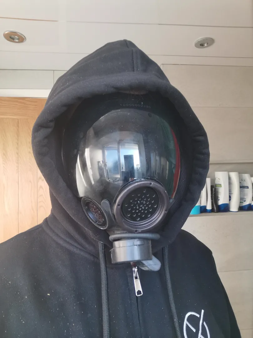 The mask reflects your own desire, become a Drone, just like this one posted by Kaikeba