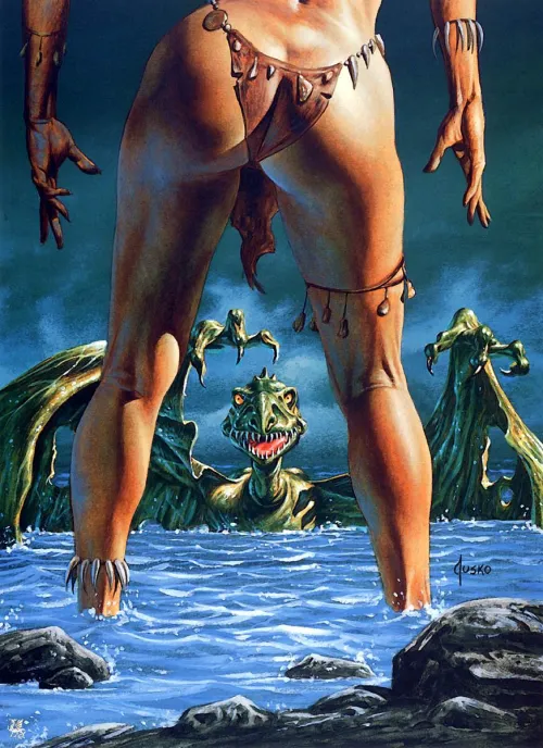 The monster came from the sea by legendsoflustauthor