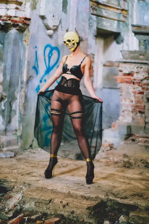 The new Altar is ready. Come and worship my feet in seamless pantyhose or get lost in the shadows by KinkandSweet