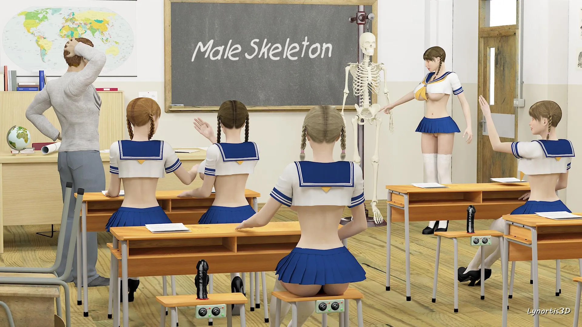 The other day at the Bimbo College posted by Lyno3D