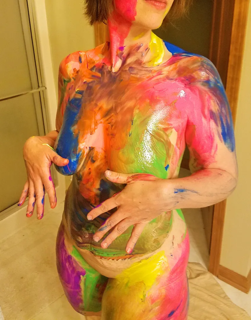 The paint got a bit away from me posted by CarasBoobs
