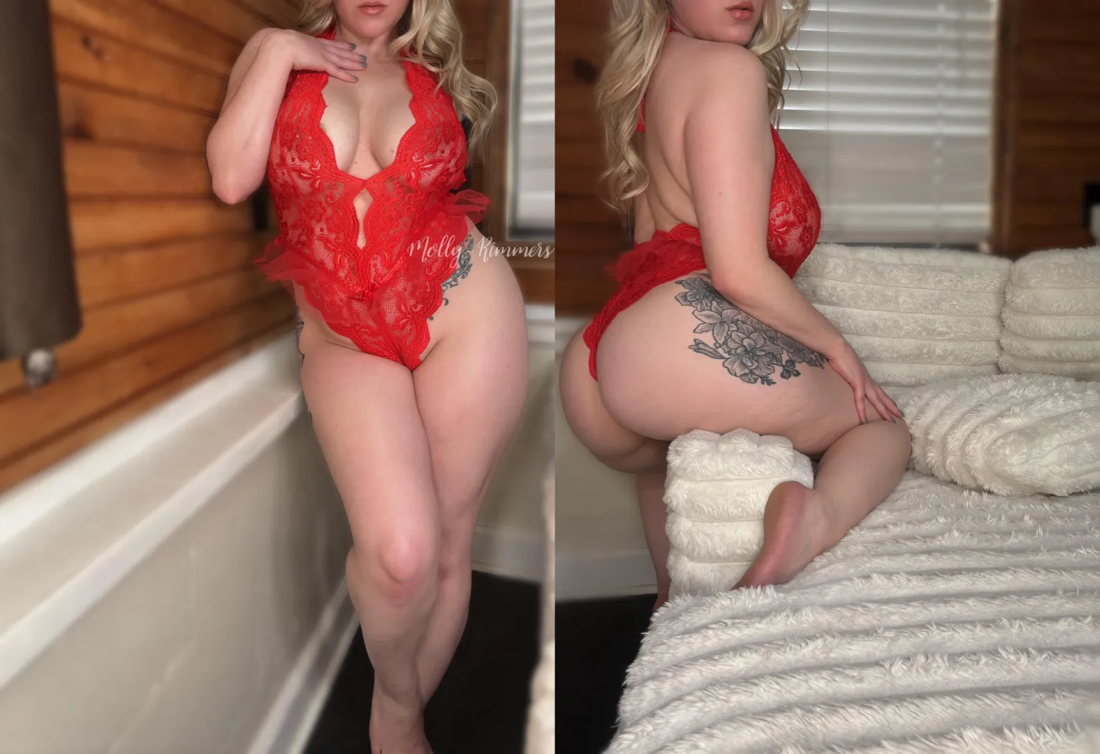 The ruffles on this sexy little teddy make me feel like a queen. posted by MollyRimmers