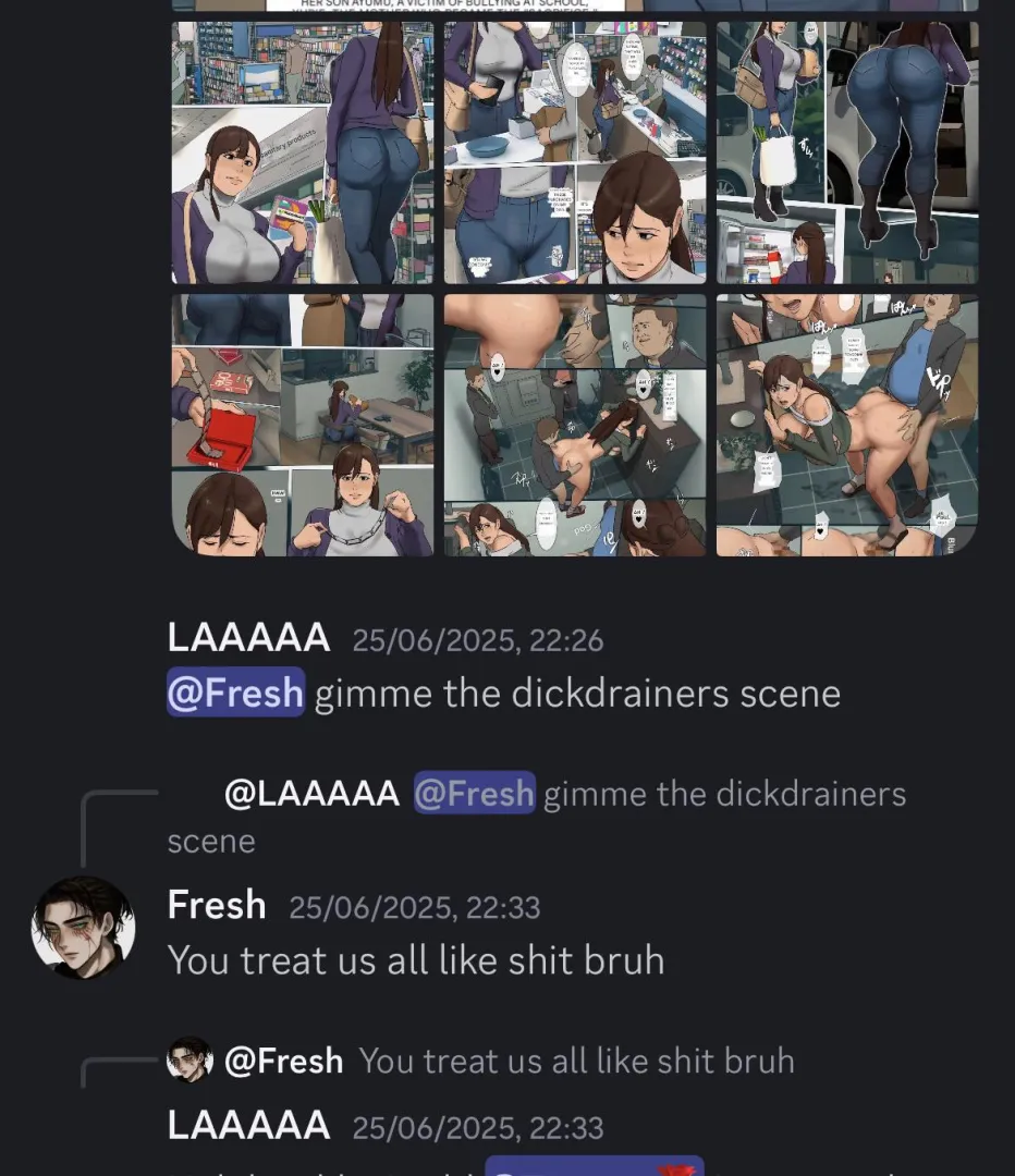 The Sacrificial Mother server is actually crazy since the last chapter  posted by LegitimateRub1454