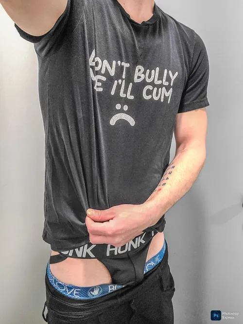 The shirt says it all  by SwitchRiderX