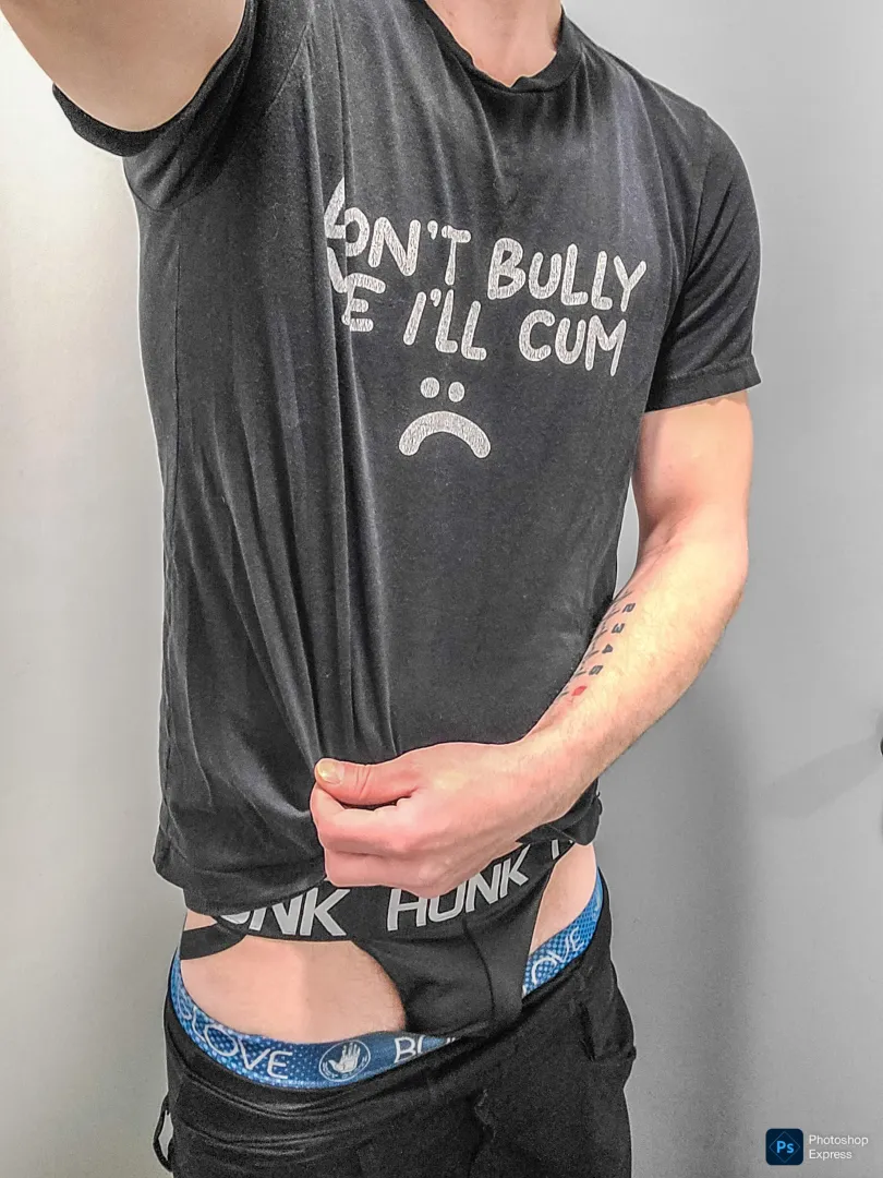 The shirt says it all  posted by SwitchRiderX