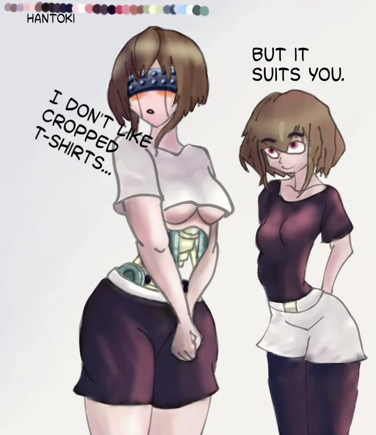 The shy one robot girl by me posted by Hantoki1um