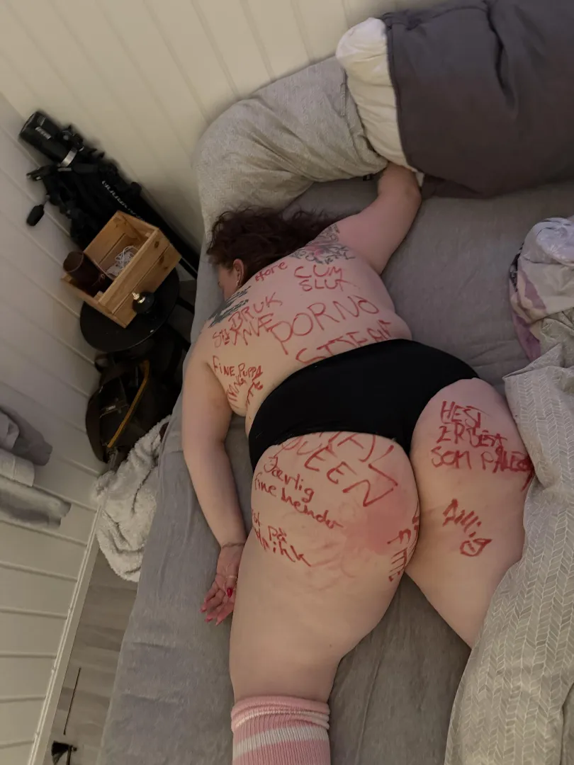 The slut is spent posted by AshamedPhilosophy189