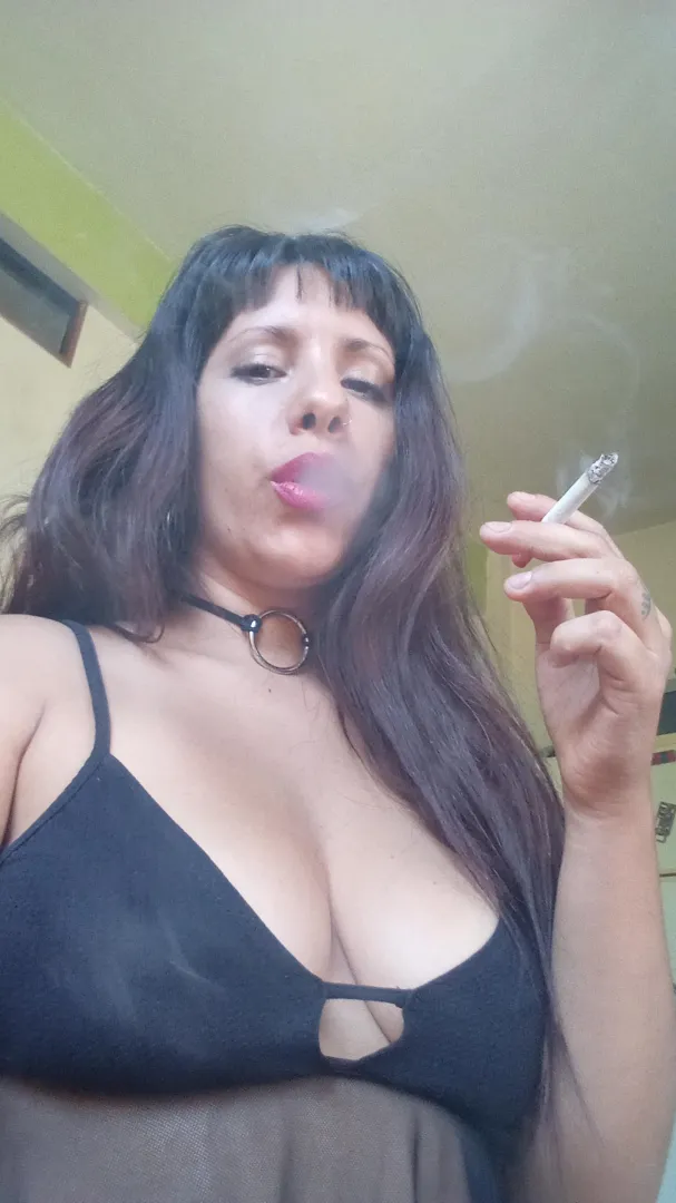The smoke from my cigarette goes well with my natural scent posted by eymiqueen