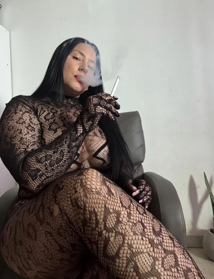 The smoke swirls around my face as I play with the cigarette between my fingers. You watch in silence, completely mesmerized. posted by Sol-Sol-Sol-Sol