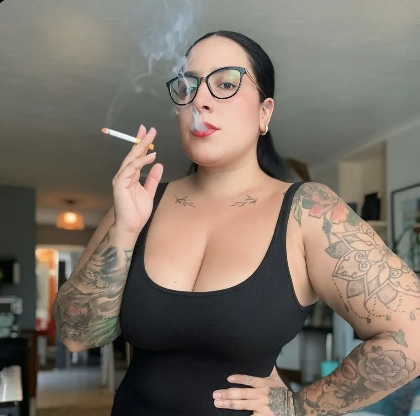 The soft sound of the drag, the slow smoke, my confident gaze… and you, completely captivated. posted by Sol-Sol-Sol-Sol