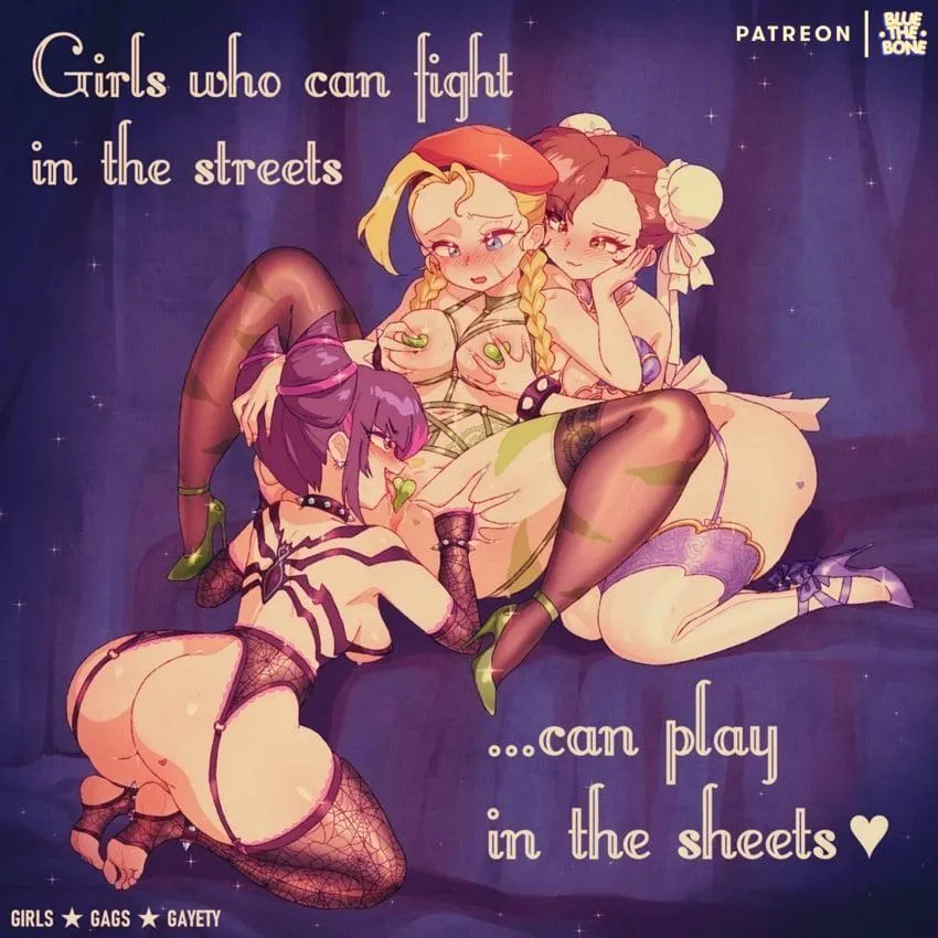 The Three loveliest ladies of Street Fighter - by BlueTheBone posted by RxMurloc
