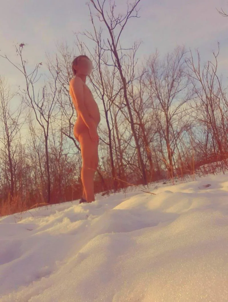 the warmer weather didn't melt the snow. Didn't stop me though. posted by natural_habitat_18