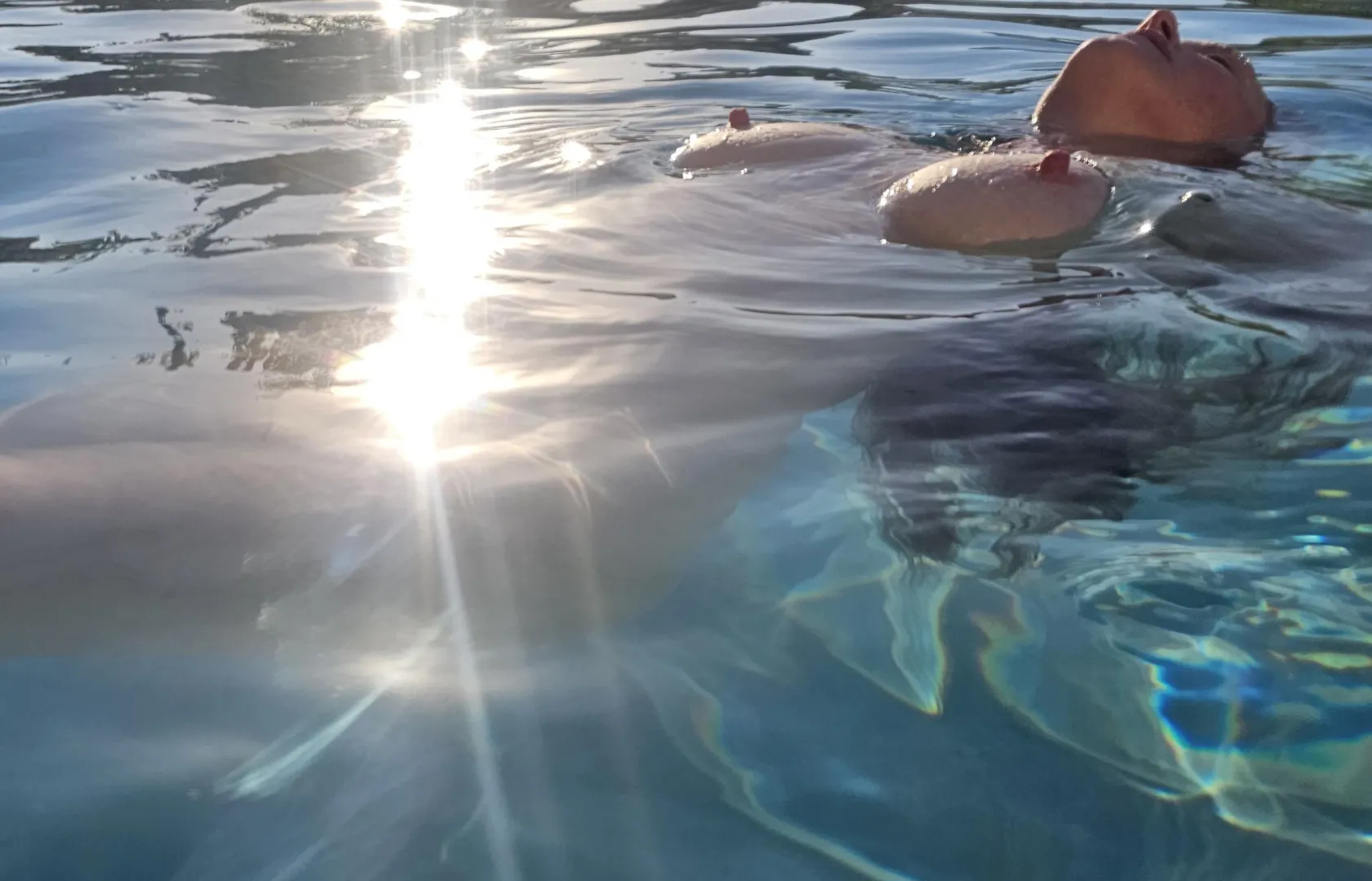 The water was a little cold posted by Charlotte_Doe