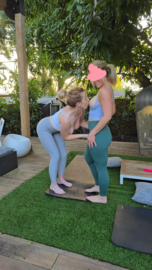 The yoga pants didn’t stay on long… by Irish_Starz_29