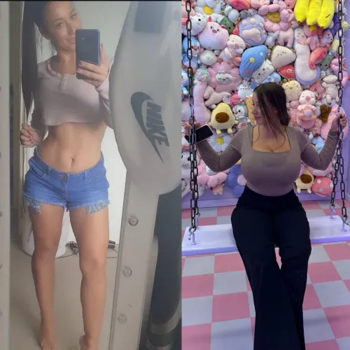 Them post pregnancy boobs definitely came in by Frequent_Screen9345