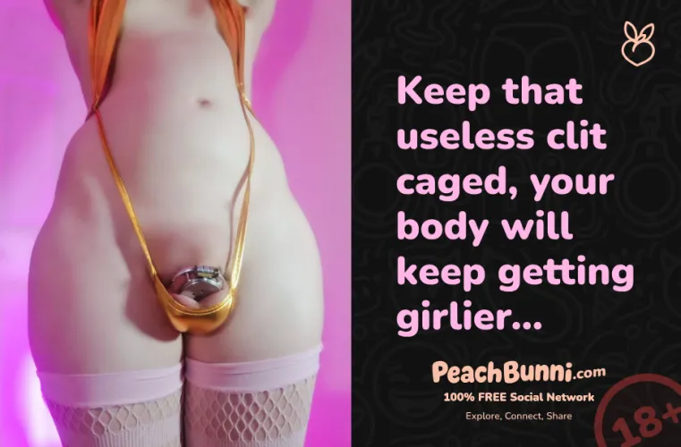 There's no going back once you put the cage on for the first time... by joinpeachbunni