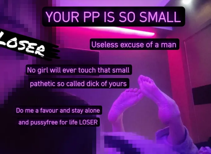 There's no real purpose for you dipshit, jerk and drain yourself for my feet by SugarMelisa