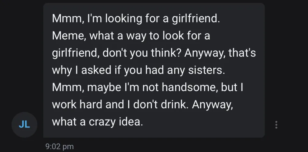 these men don’t use their brain at ALL! why the FUCK would i date u yet alone ask any family members if they wanna date a stranger from ONLYFANS  by kittensburnbook