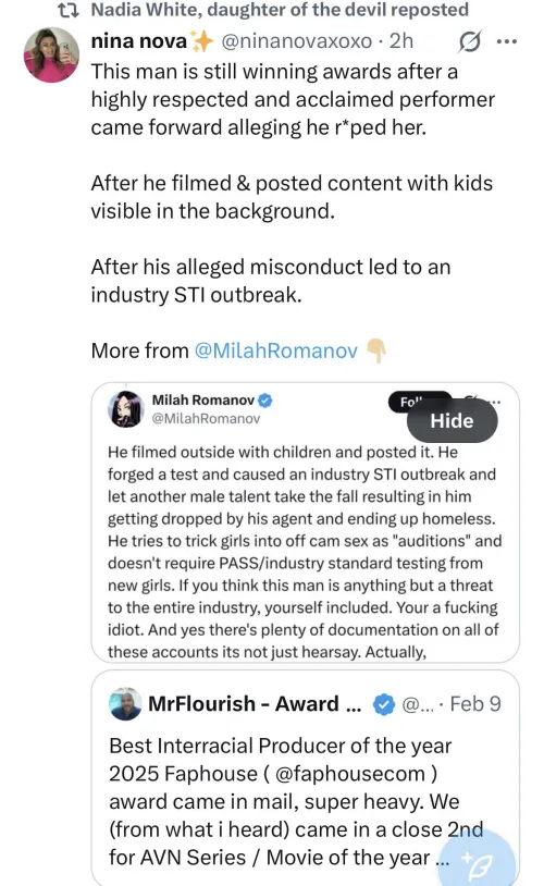 They bringing up the Mr flourish allegations again by Responsible_Mind8654