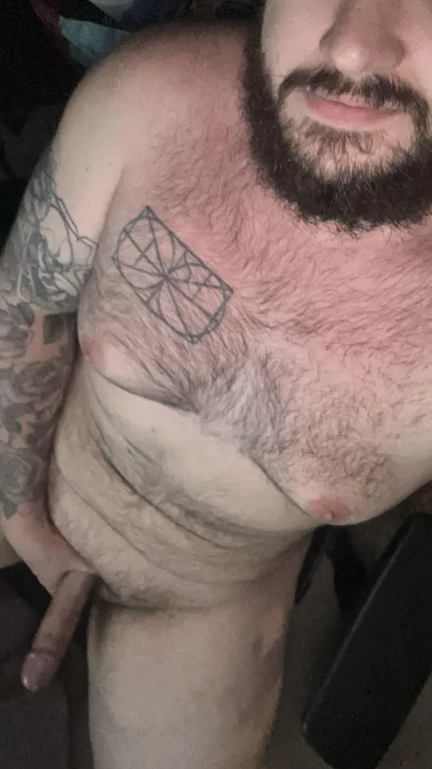 Thick beard and a big cock posted by HairySupport303