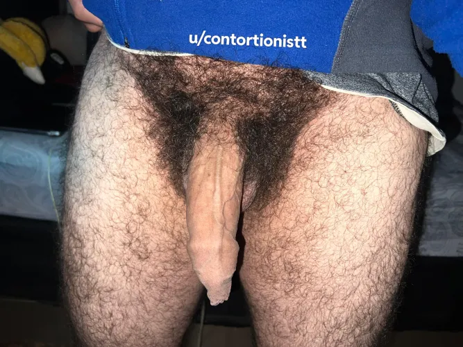 thick, uncut, hairy. triple threat by contortionistt