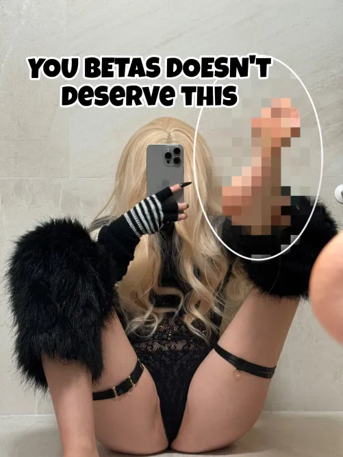 Think you deserve uncensored soles today? Cute. Keep dreaming, beta by CutLuxie