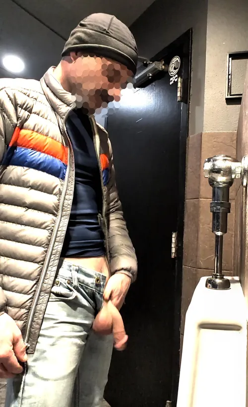 This big floppy cock makes for a great cock outline when I put it back in my jeans by OtterboxPDX