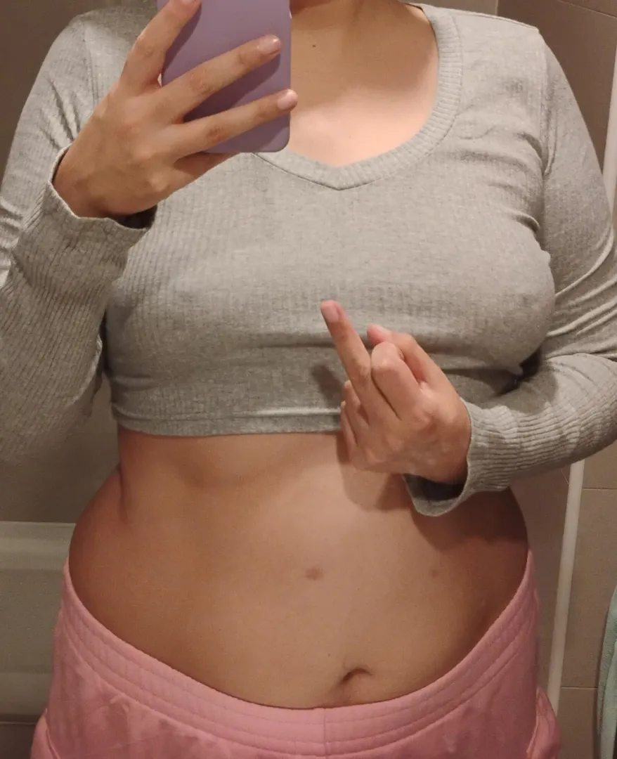 This finger was made to keep you in your place without saying a word posted by Ginapeach