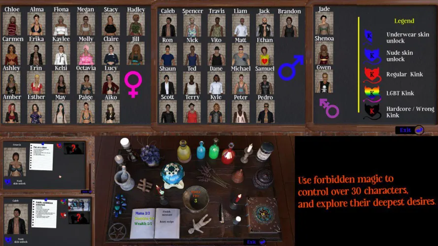 This Game Lets You Use Dark Magic to Control Bodies and Force Out Kinks – [KINK MAKER] Is Wild by LemonThen4635