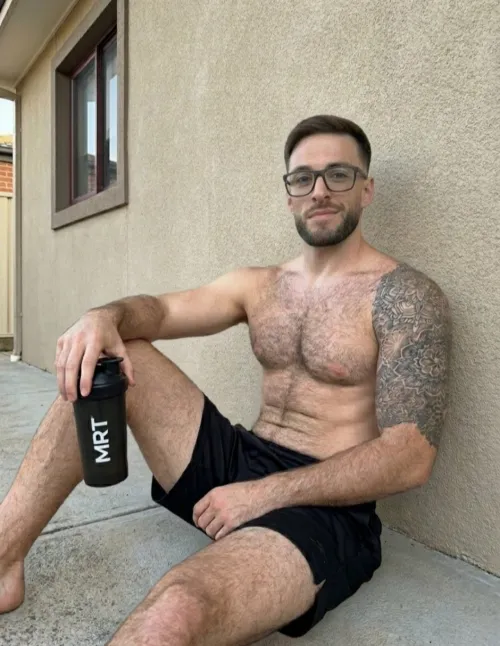 This hairy guy is going to completely drain you  by dewolfbenjamin