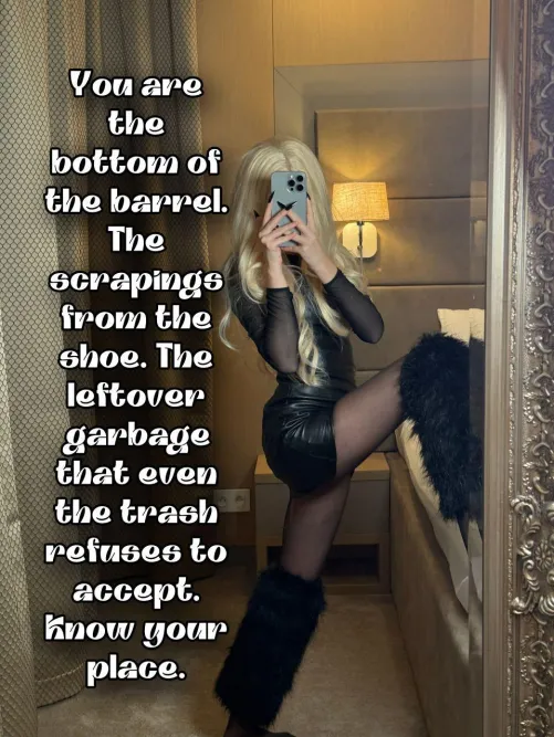 This is the reality of a bottom-feeding loser by CutLuxie