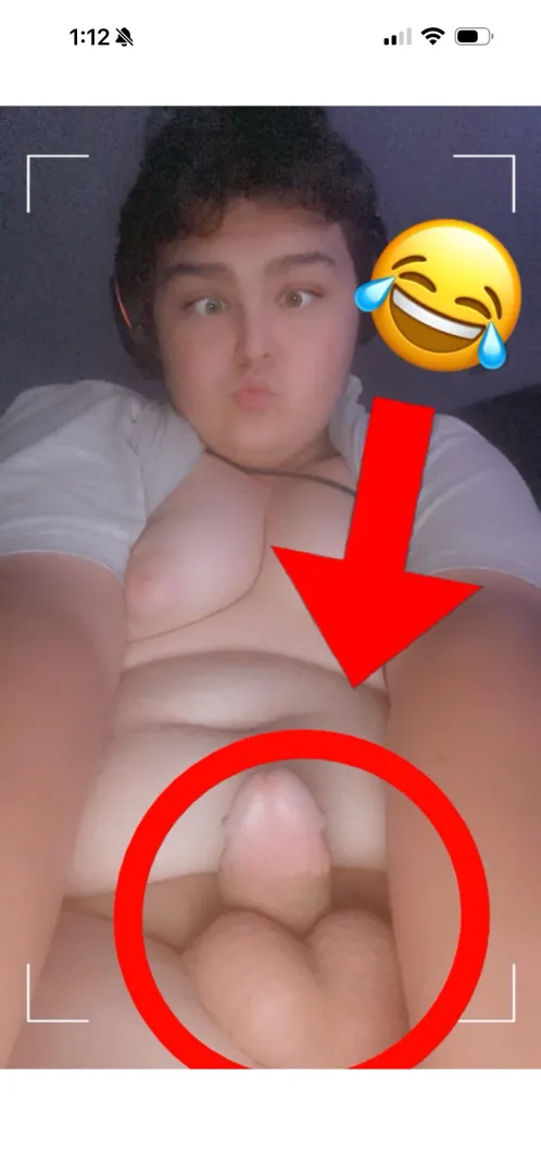 This little shrimp knows he will never please a woman with that little thing  let's remind him ! posted by goddessmaree96