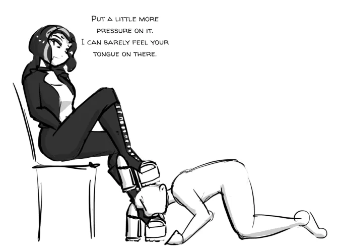 This one's not as committed, but he'll learn. by CeleraPrime