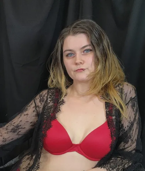 This sexy red one comes with a photo when shipped. by OpeItsKitty