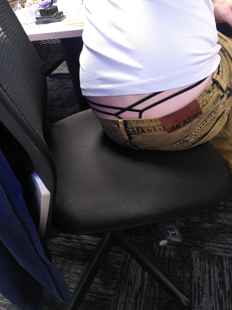 Thong thursday at work posted by HenryFst