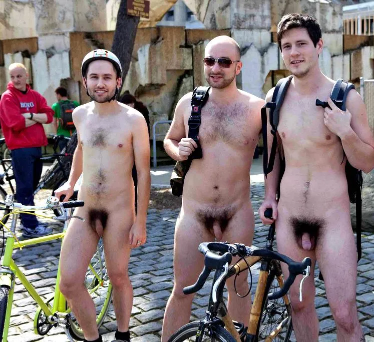 Three guys, one helmet posted by indecently_bared