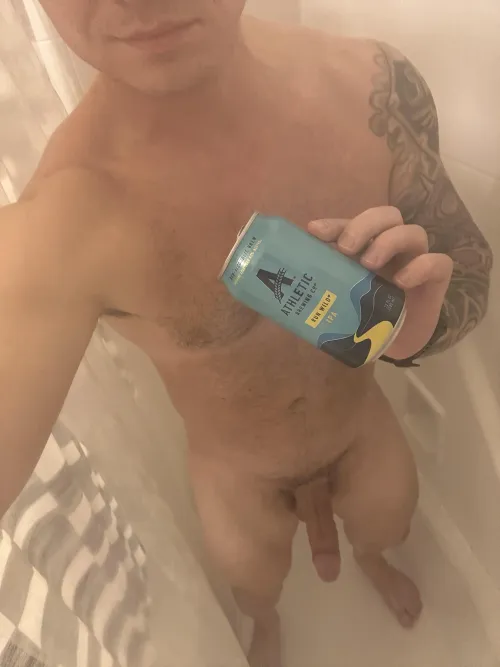 Three more days of being on call. Enjoying another non-alcoholic brew tonight. Athletic Brewing Co. Run Wild IPA. This might be my favorite NA. Happy almost Friday! by Hyrule_Puzzle_19