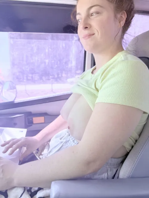 Tiddies out in traffic  by Leading-Bar-7466