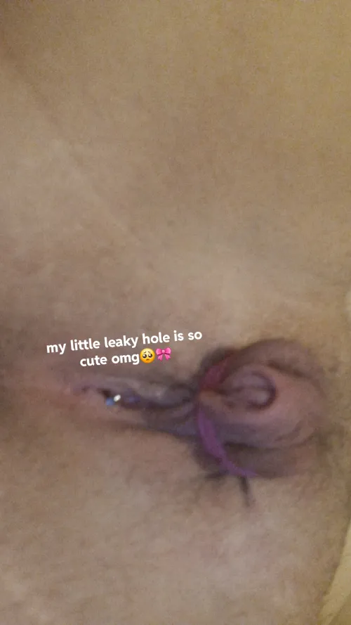 Tied up my greedy clit and labia by mctwinkin
