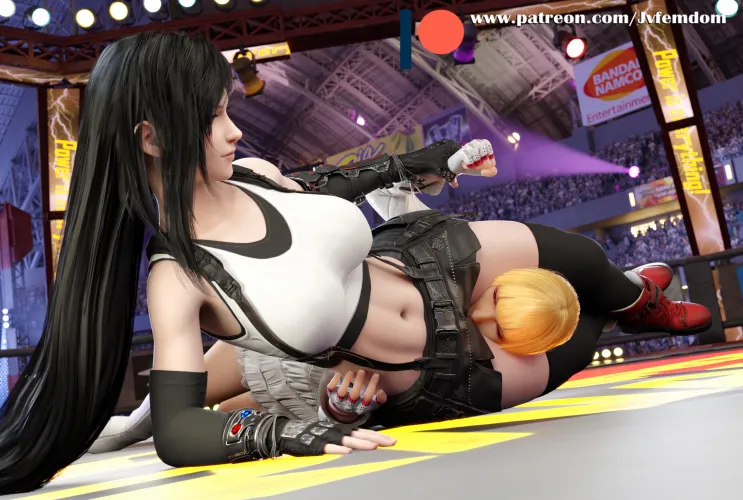 Tifa headscissors Lili! by jvfemdom