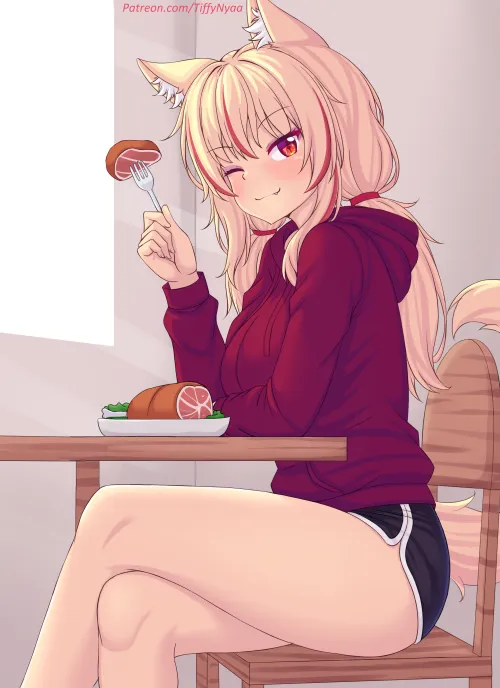 Tiffy is the queen of meat! by NooneKnowsImHentai