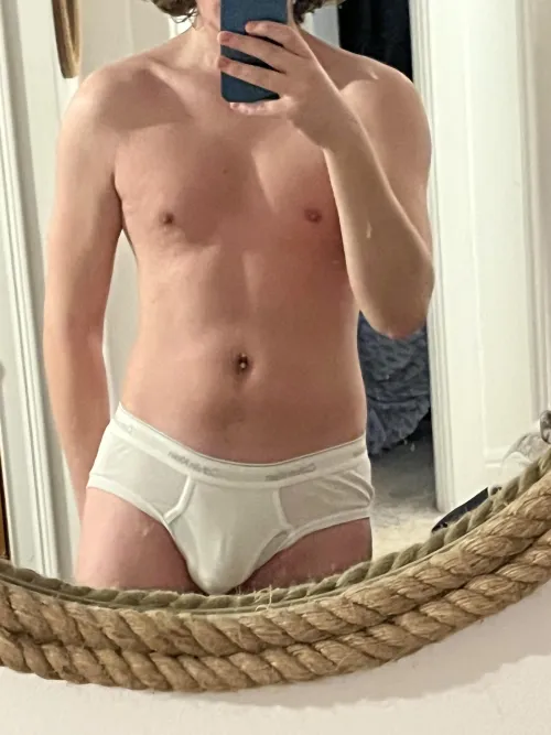 Tighty whities on, all ready for bed by No_Key_2400