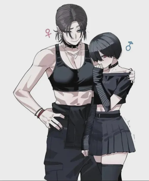 Toby got cucked so hard by a futa bull that he's now a trap/femboy, unable to do anything but blush and act shy as his tomboy granddaughter takes him out for a date (the granddaughter was conceived with the same futa that cucked him into a lady boy usin by dragon_eye50